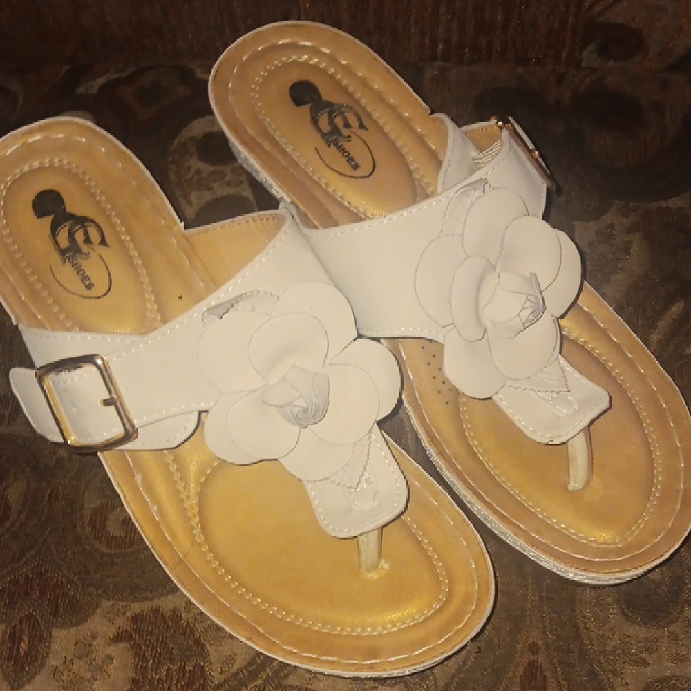 Good Choice Flower Wedge Sandles